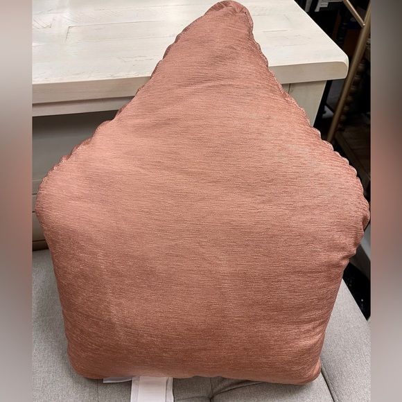 Cupcakes & Cashmere Pink Pastel Gingerbread Plush Accent Pillow with Pompoms NwT - Picture 3 of 5